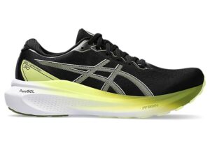 Asics Gel-Kayano 30 stability running shoes with cushioned FF BLAST+ midsole and breathable mesh upper.